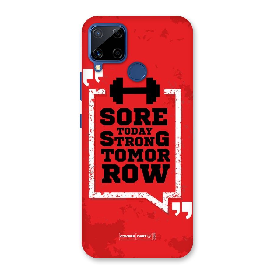 Stay Strong Back Case for Realme C15