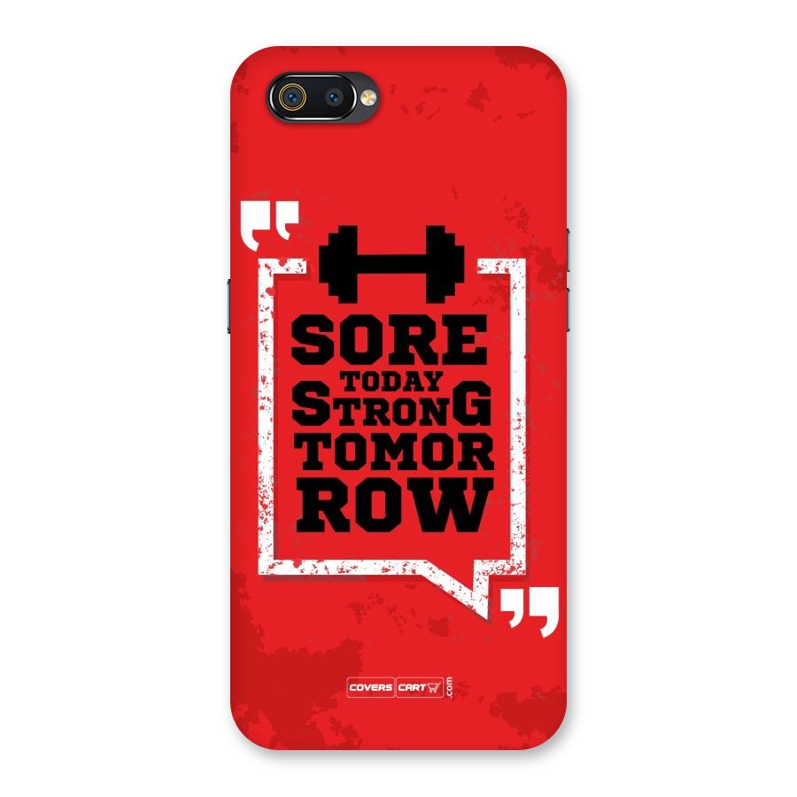 Stay Strong Back Case for Realme C2