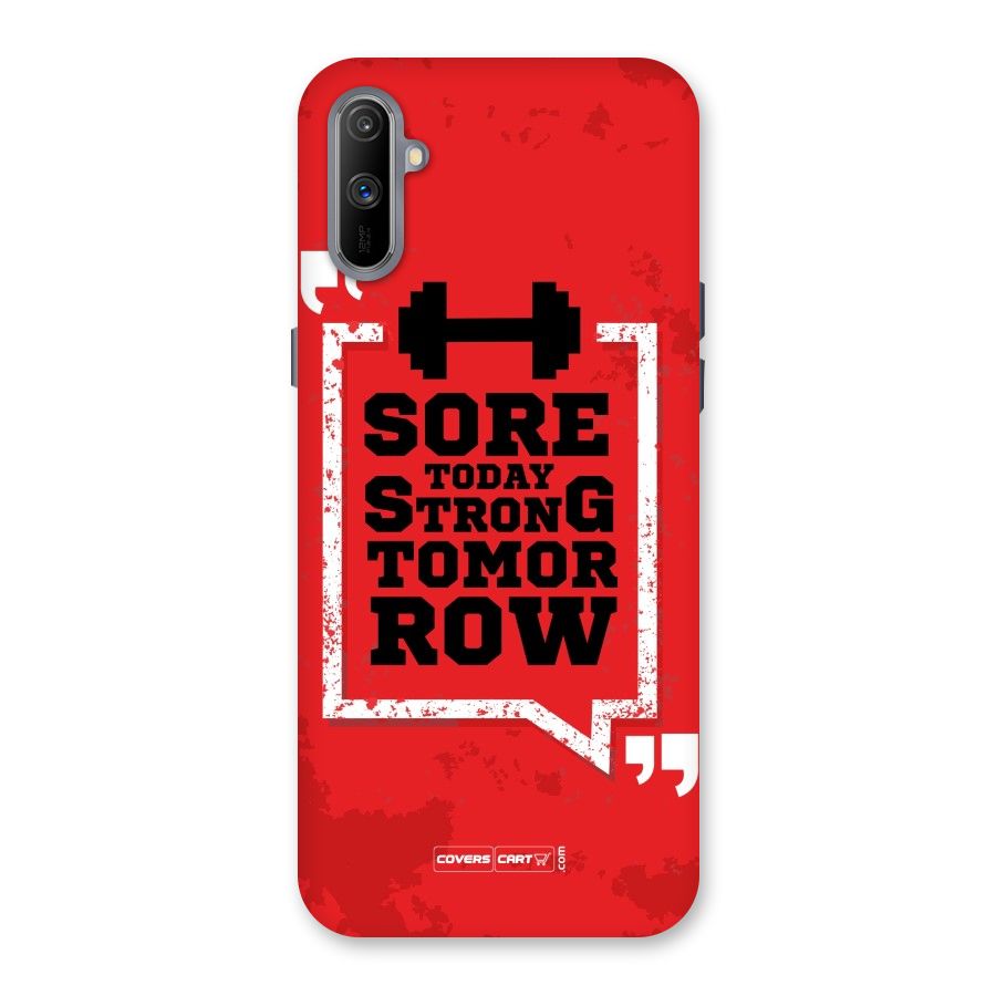 Stay Strong Back Case for Realme C3