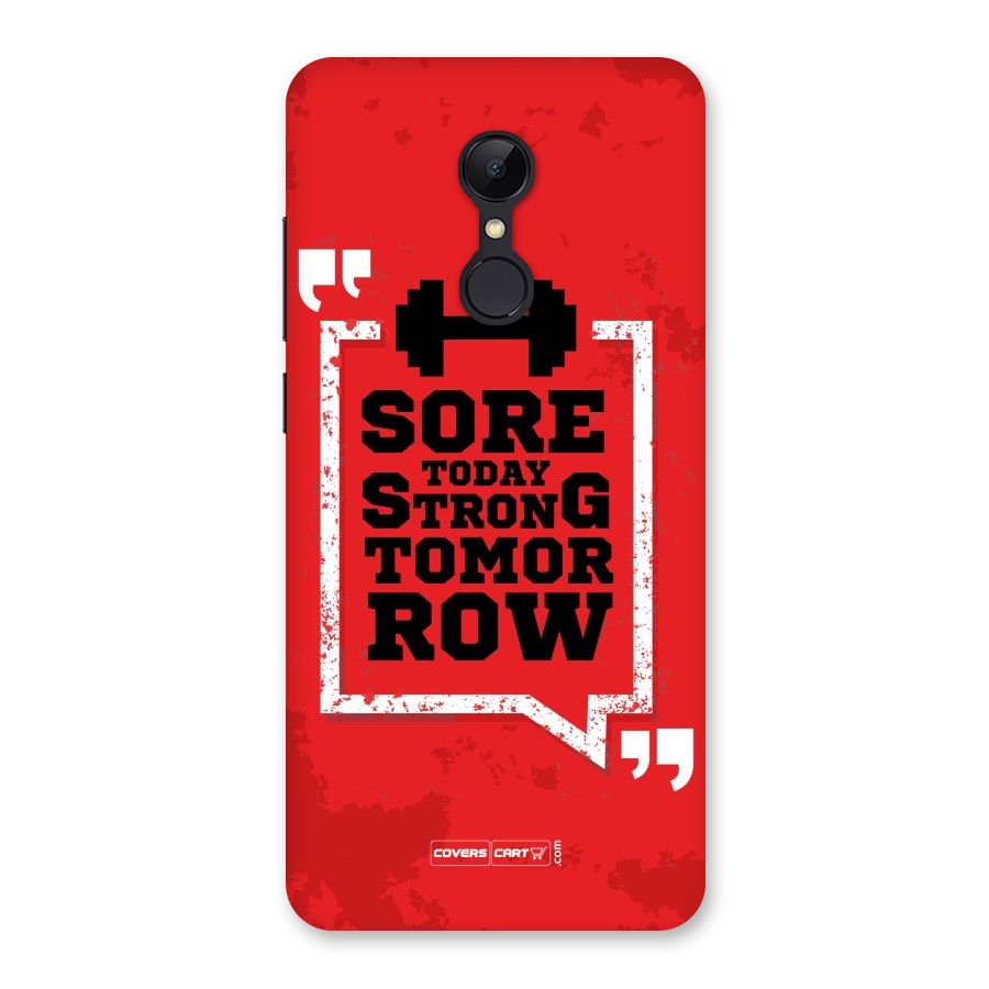Stay Strong Back Case for Redmi 5