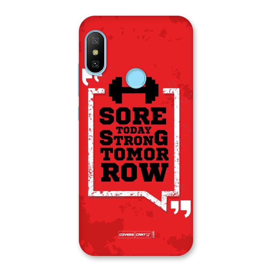 Stay Strong Back Case for Redmi 6 Pro