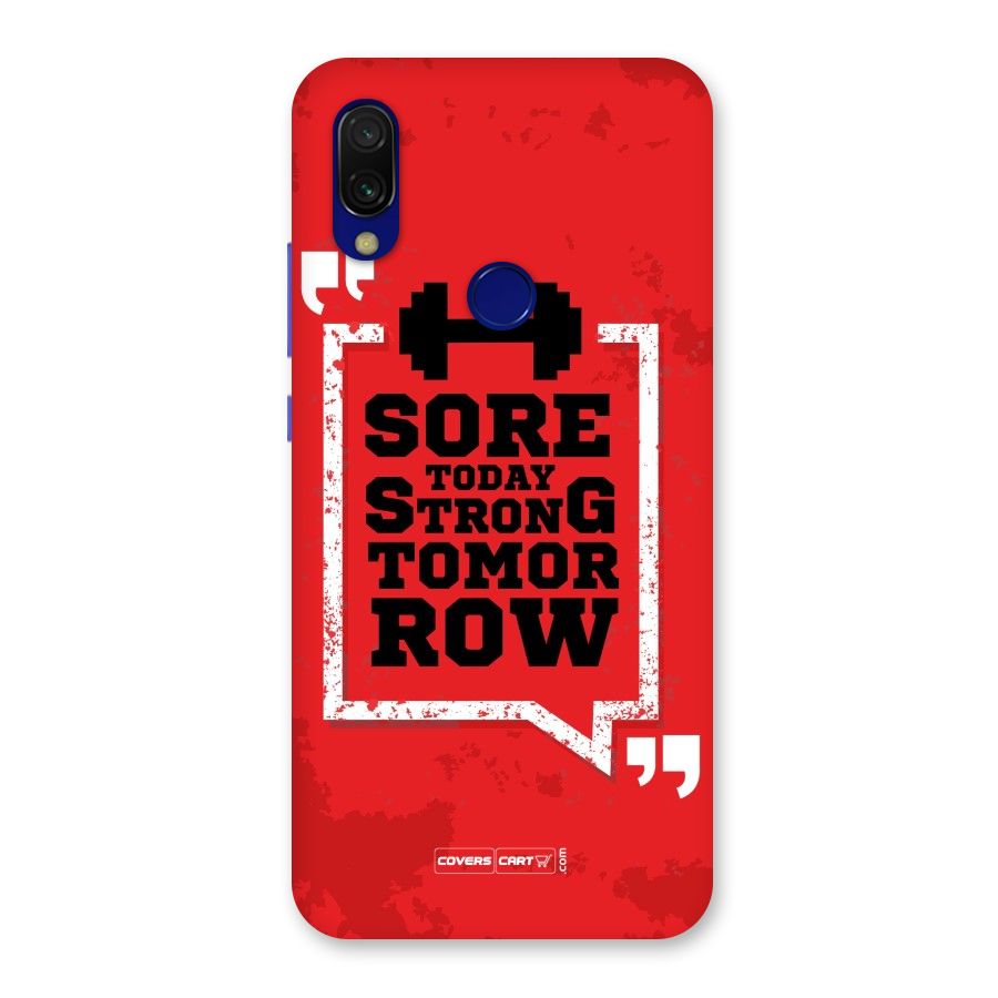 Stay Strong Back Case for Redmi 7