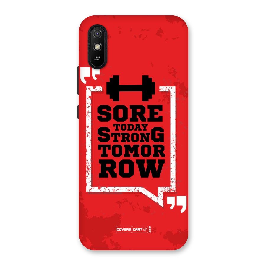 Stay Strong Back Case for Redmi 9A