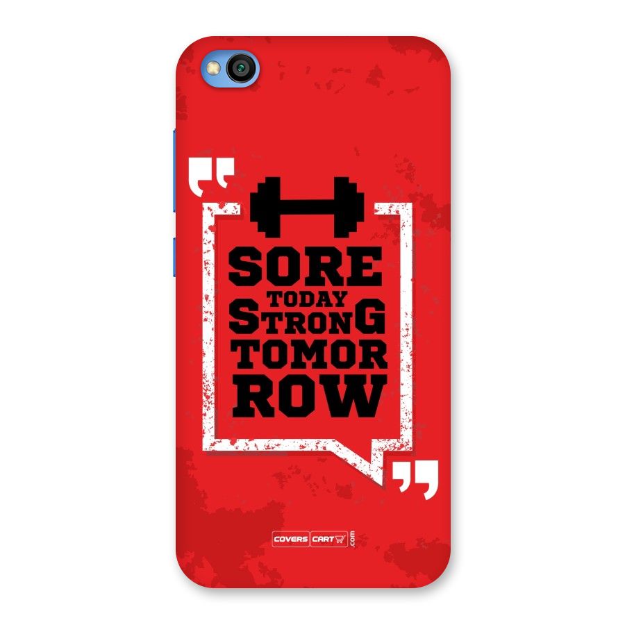 Stay Strong Back Case for Redmi Go