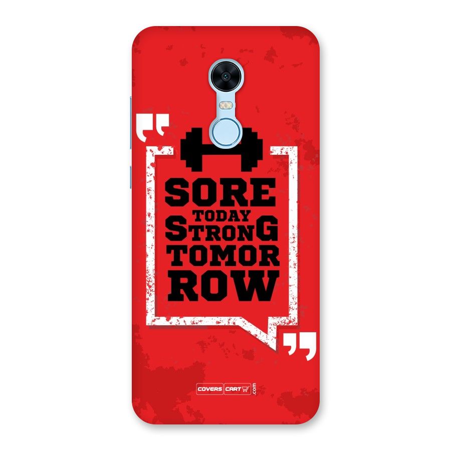 Stay Strong Back Case for Redmi Note 5