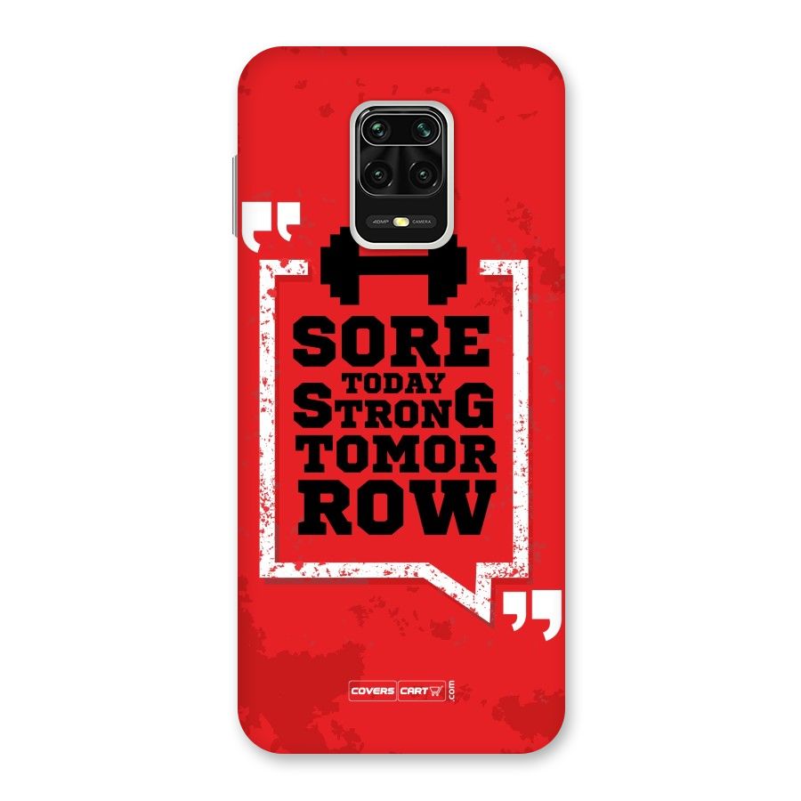 Stay Strong Back Case for Redmi Note 9 Pro Max