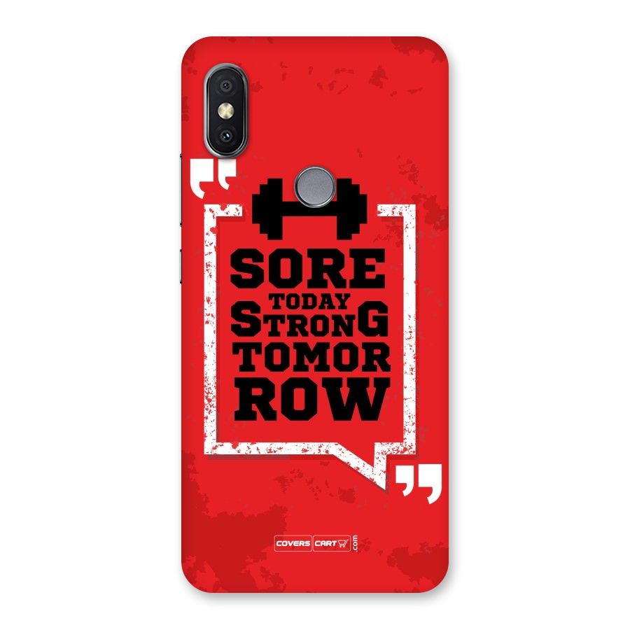 Stay Strong Back Case for Redmi Y2