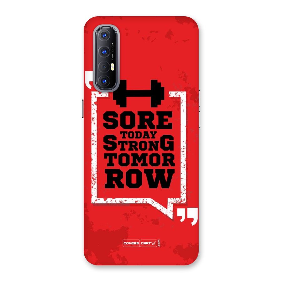 Stay Strong Back Case for Reno3 Pro