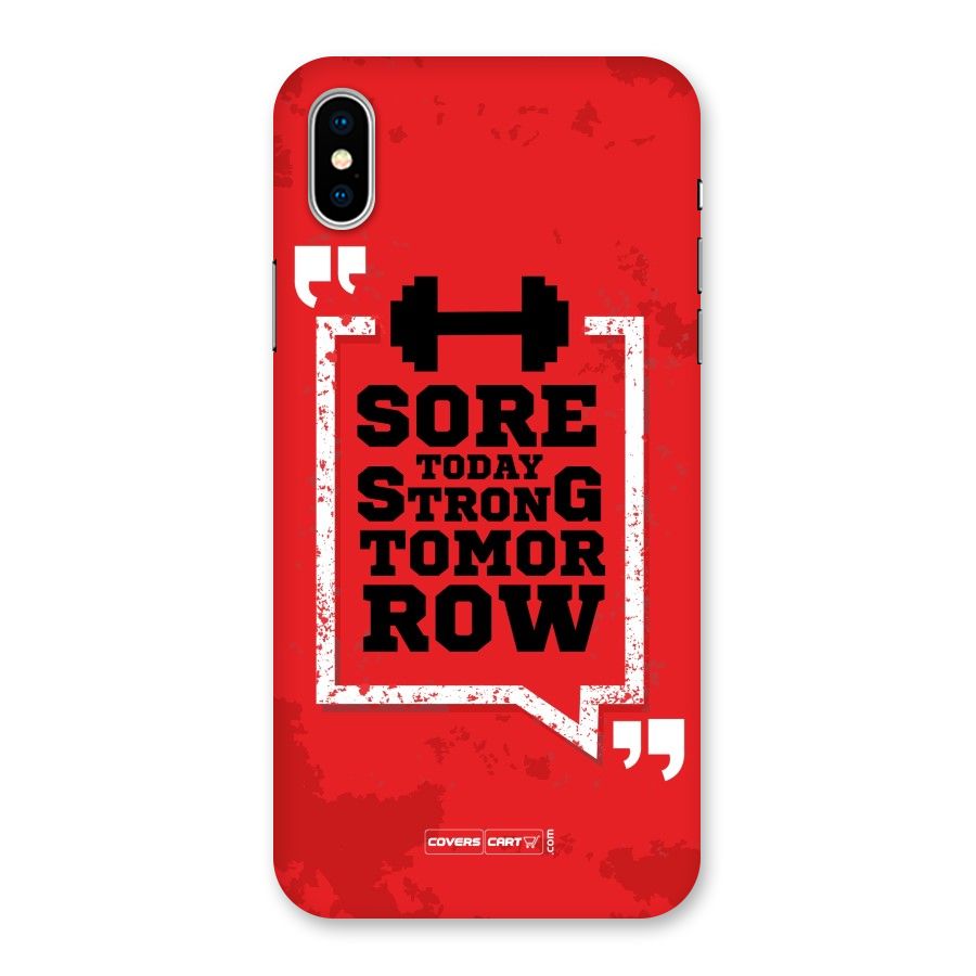 Stay Strong Back Case for iPhone XS