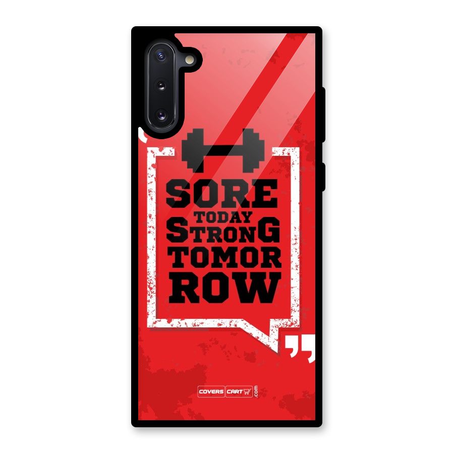 Stay Strong Glass Back Case for Galaxy Note 10