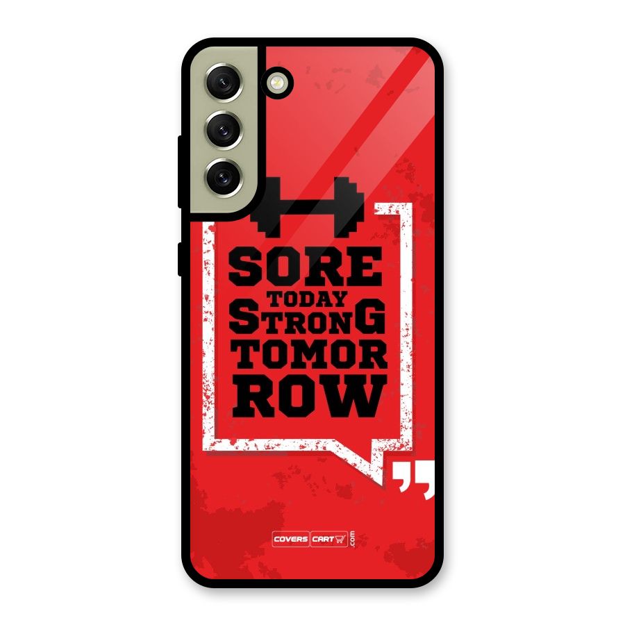 Stay Strong Glass Back Case for Galaxy S21 FE 5G
