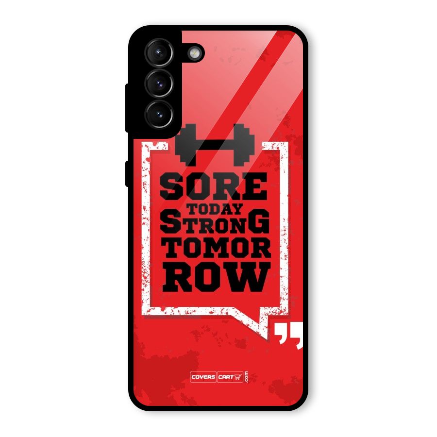 Stay Strong Glass Back Case for Galaxy S21 Plus