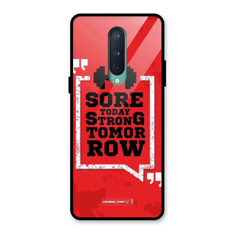 Stay Strong Glass Back Case for OnePlus 8