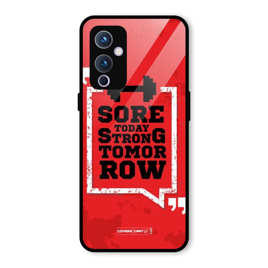 Stay Strong Glass Back Case for OnePlus 9