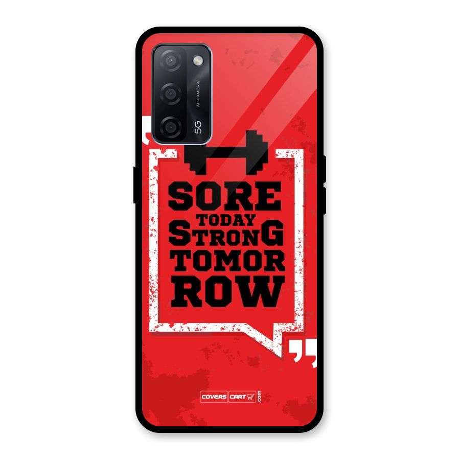 Stay Strong Glass Back Case for Oppo A53s 5G