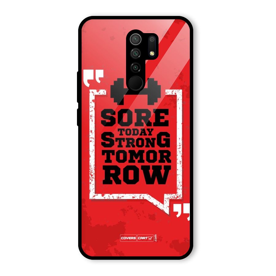 Stay Strong Glass Back Case for Poco M2