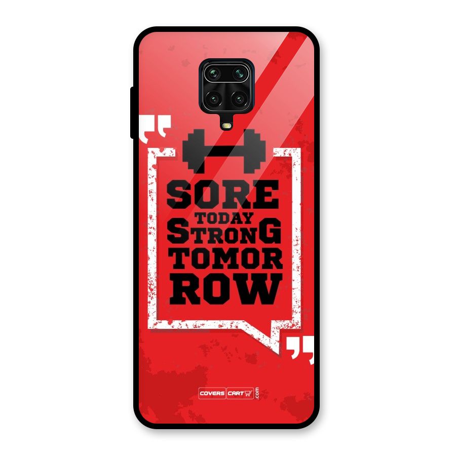 Stay Strong Glass Back Case for Poco M2 Pro