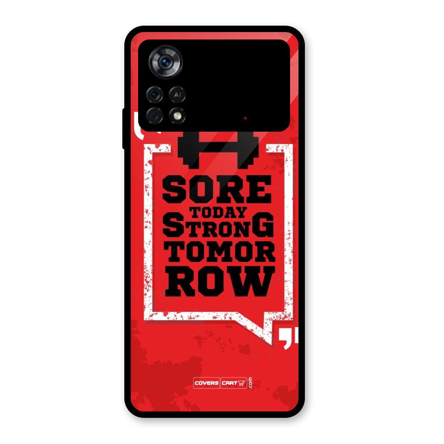 Stay Strong Glass Back Case for Poco X4 Pro 5G