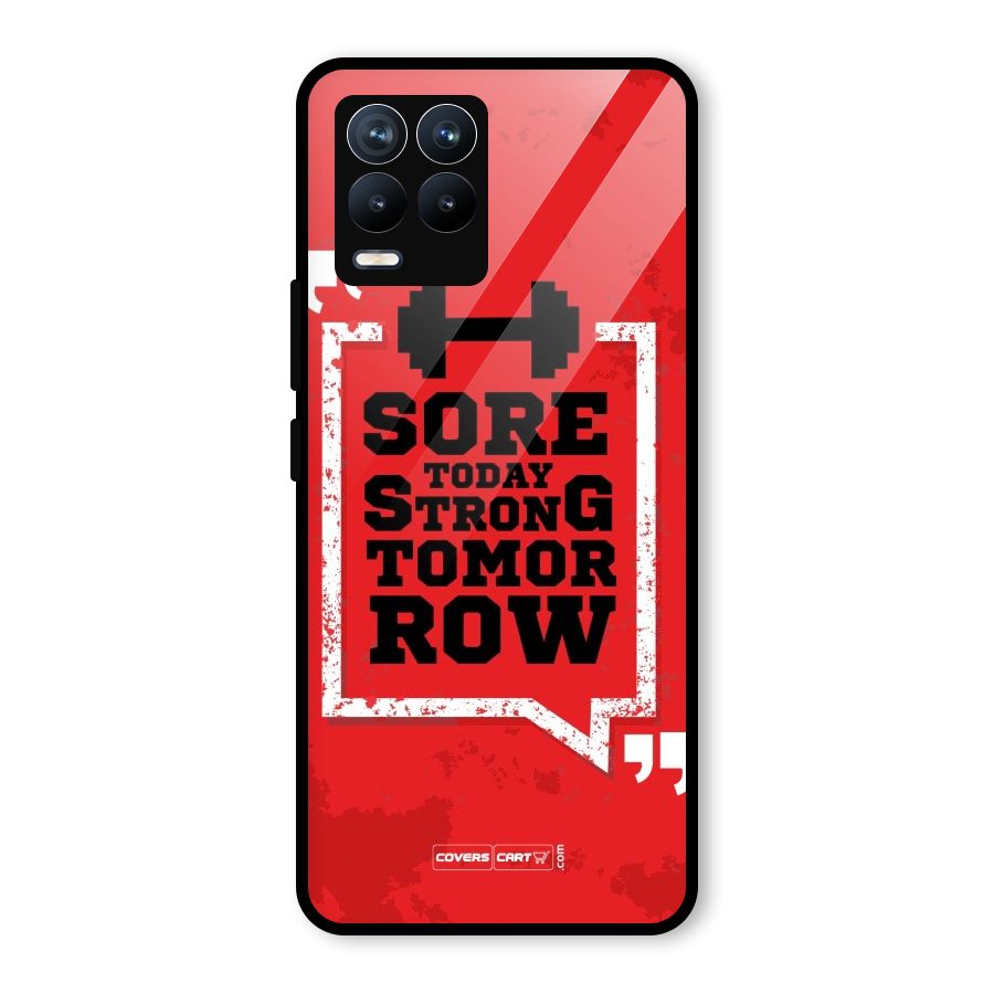Stay Strong Glass Back Case for Realme 8