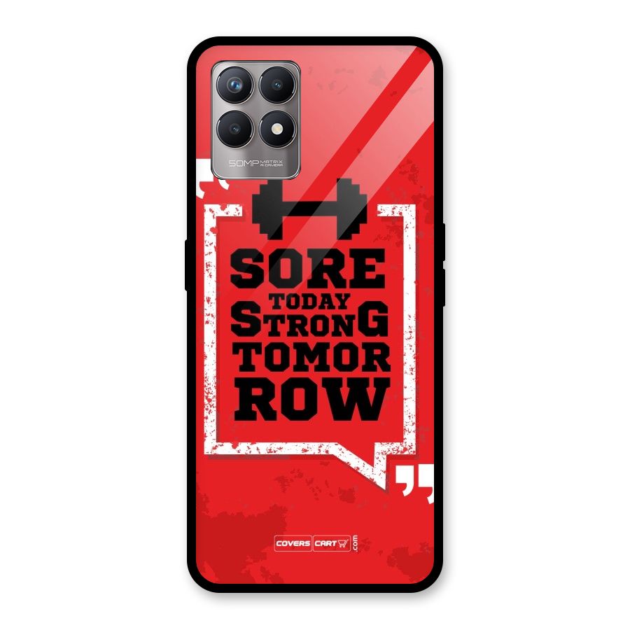 Stay Strong Glass Back Case for Realme Narzo 50