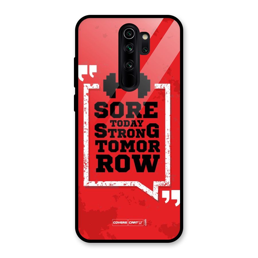 Stay Strong Glass Back Case for Redmi Note 8 Pro