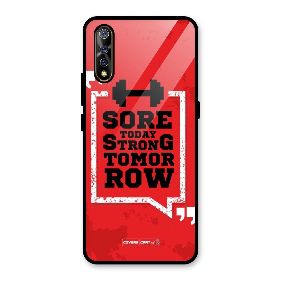Stay Strong Glass Back Case for Vivo S1