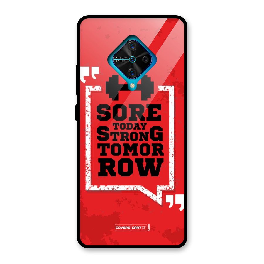 Stay Strong Glass Back Case for Vivo S1 Pro
