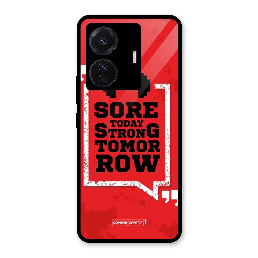 Stay Strong Glass Back Case for Vivo T1 Pro