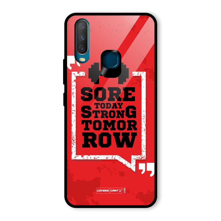 Stay Strong Glass Back Case for Vivo U10