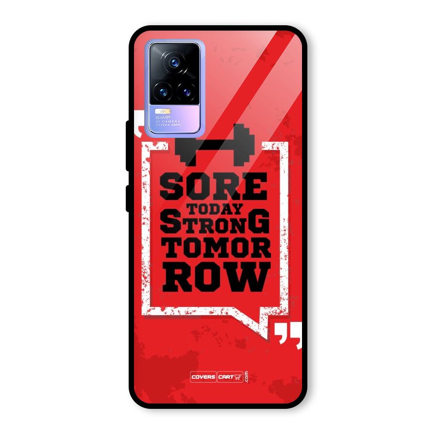 Stay Strong Glass Back Case for Vivo Y73