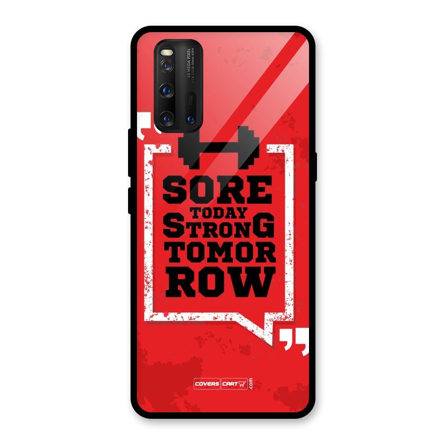 Stay Strong Glass Back Case for Vivo iQOO 3