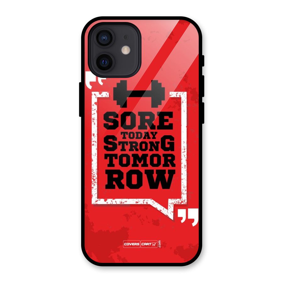 Stay Strong Glass Back Case for iPhone 12