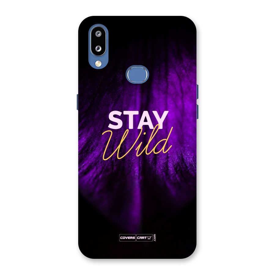 Stay Wild Back Case for Galaxy M01s