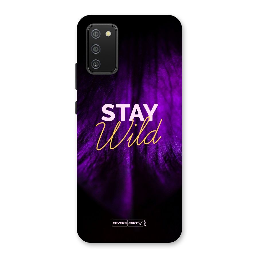 Stay Wild Back Case for Galaxy M02s