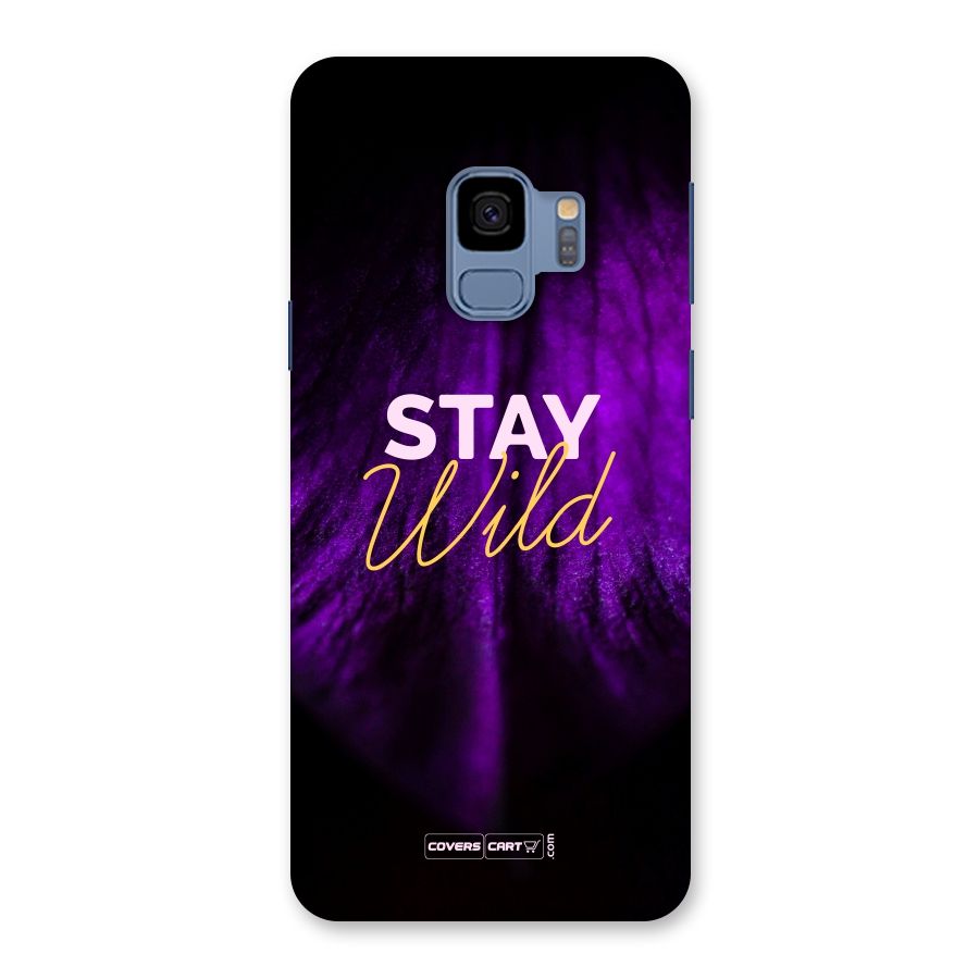 Stay Wild Back Case for Galaxy S9