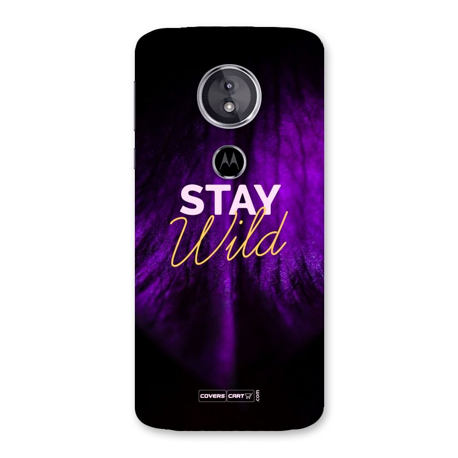Stay Wild Back Case for Moto E5