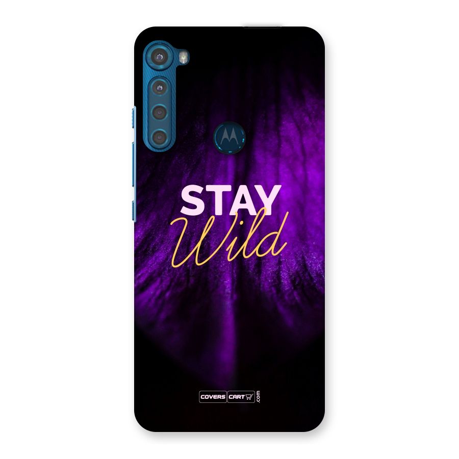 Stay Wild Back Case for Motorola One Fusion Plus