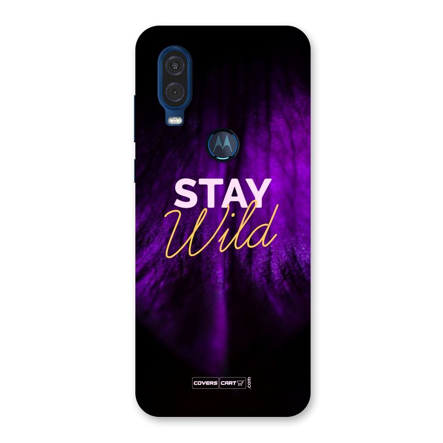 Stay Wild Back Case for Motorola One Vision