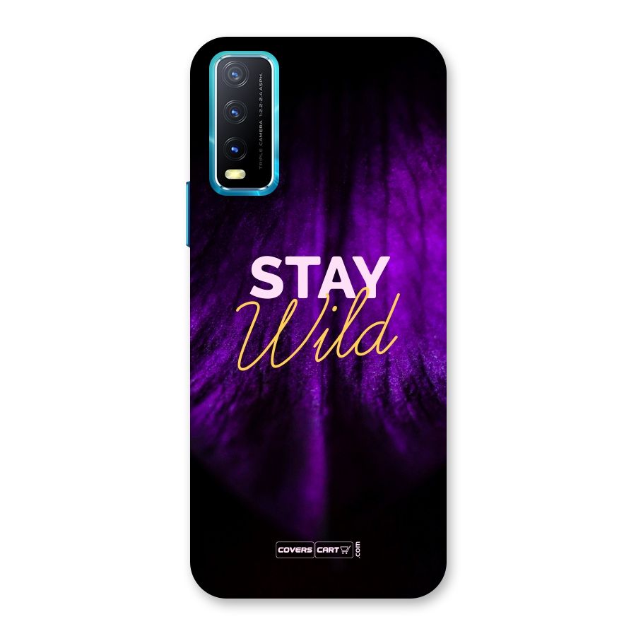 Stay Wild Back Case for Vivo Y20G