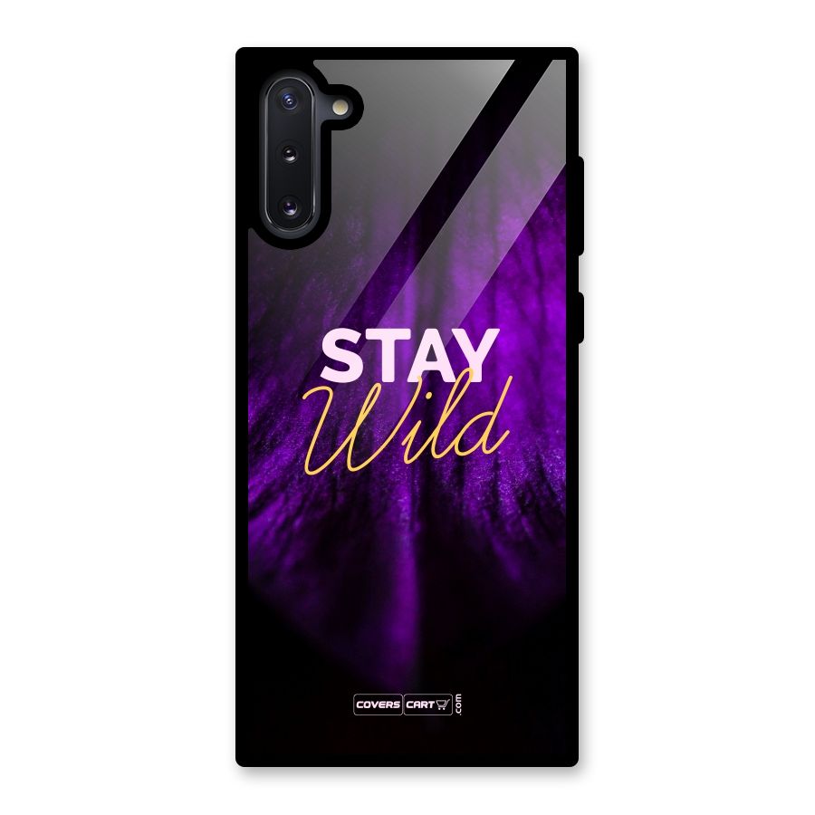 Stay Wild Glass Back Case for Galaxy Note 10