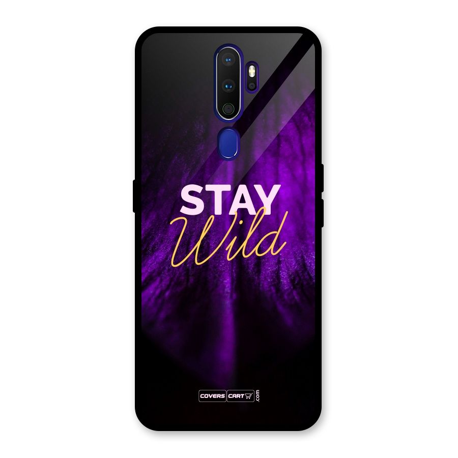 Stay Wild Glass Back Case for Oppo A9 (2020)