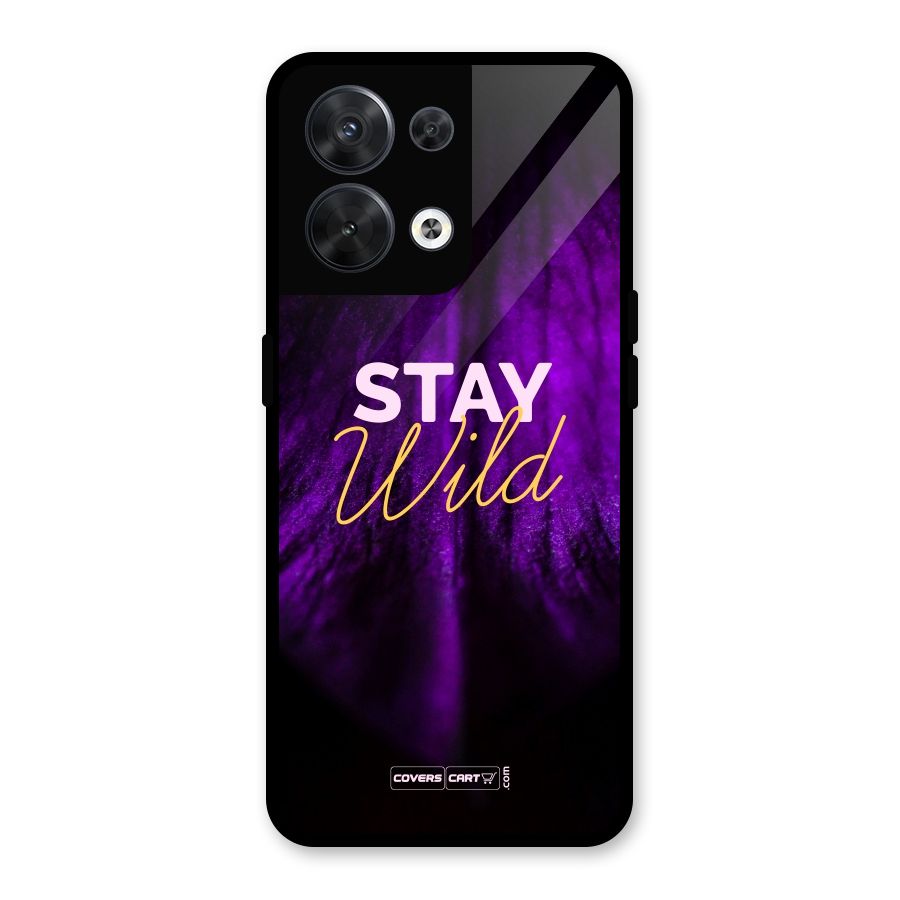 Stay Wild Glass Back Case for Oppo Reno8 5G