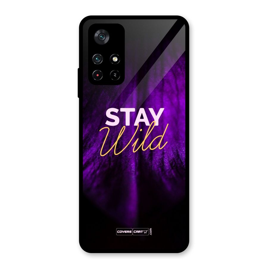 Stay Wild Glass Back Case for Poco M4 Pro 5G