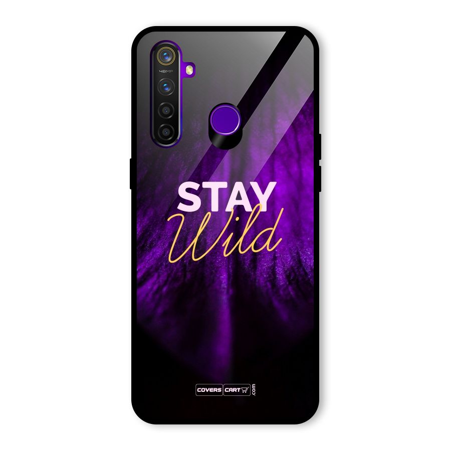Stay Wild Glass Back Case for Realme 5 Pro