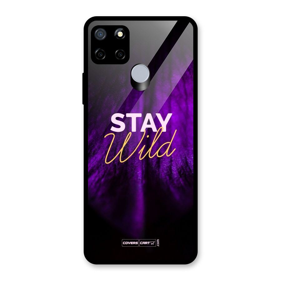 Stay Wild Glass Back Case for Realme C15