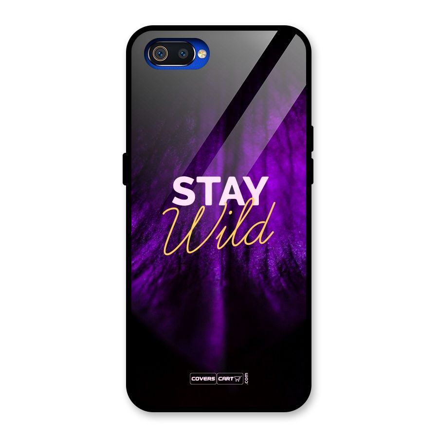 Stay Wild Glass Back Case for Realme C2