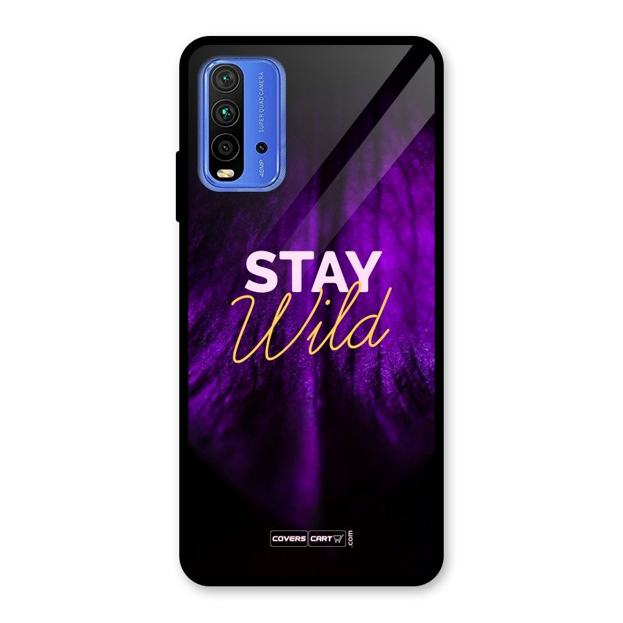 Stay Wild Glass Back Case for Redmi 9 Power