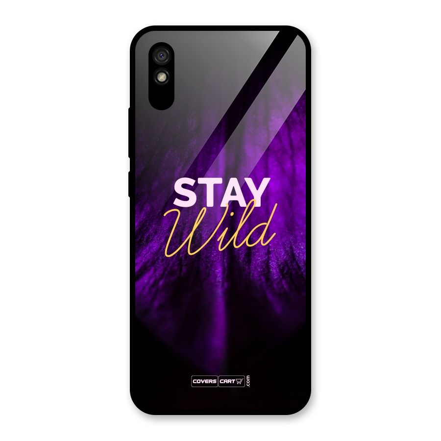 Stay Wild Glass Back Case for Redmi 9i