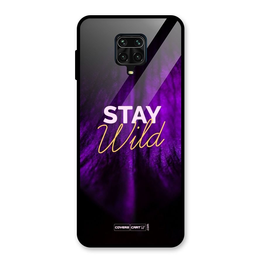 Stay Wild Glass Back Case for Redmi Note 9 Pro Max