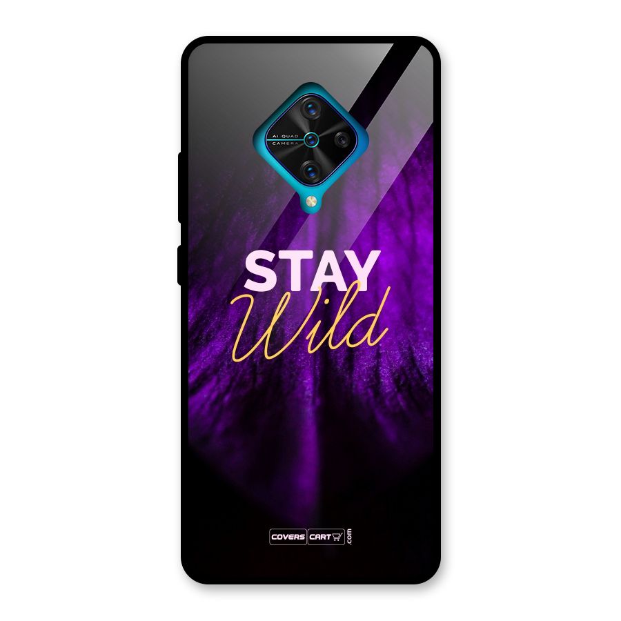 Stay Wild Glass Back Case for Vivo S1 Pro